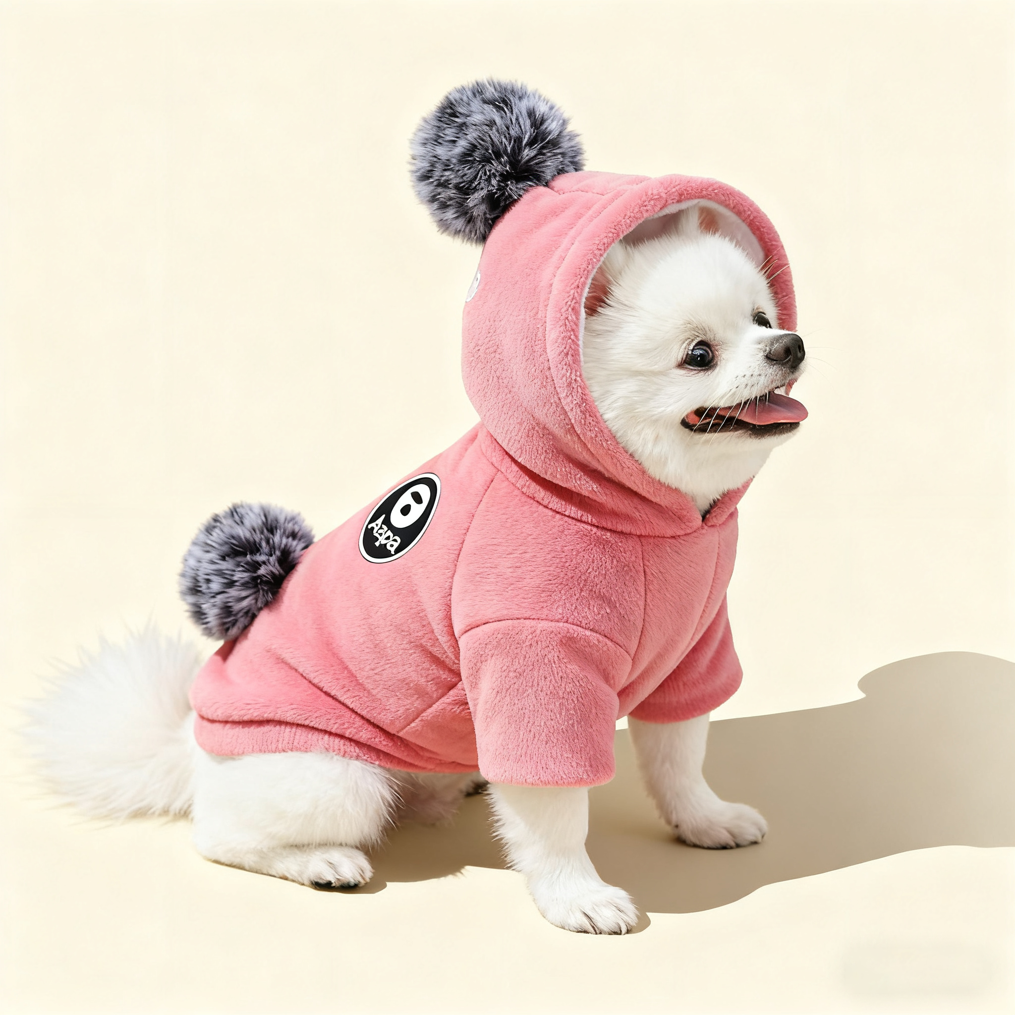 Cute Ball Pet Hoodie – Warm Fall Winter Outfit_CWMM11071