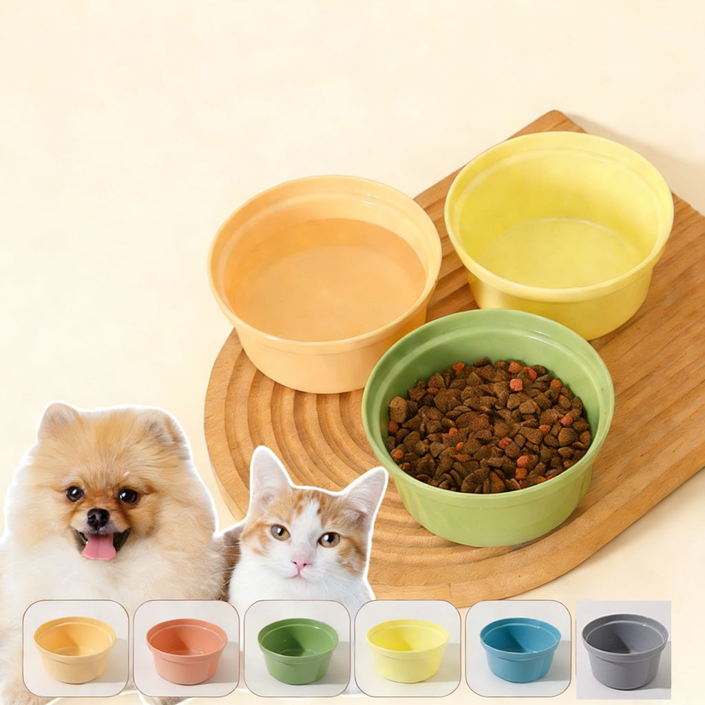 Plastic Pet Bowl for Food, Water and Drinking_CWMM13007
