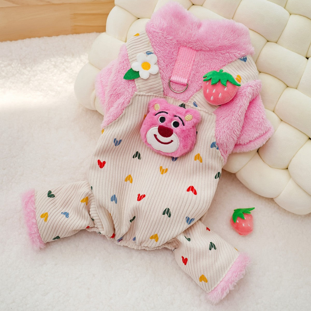 Cat Winter Clothes with Harness Fleece Lined 4-Paws_CWMM11141