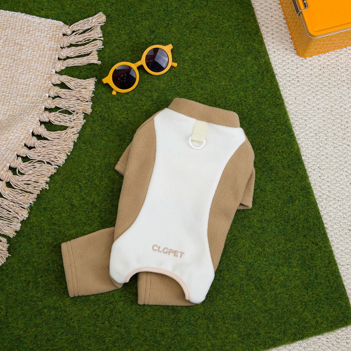 Cozy Fleece Dog Jumpsuit for Small Dogs_CWMM12232