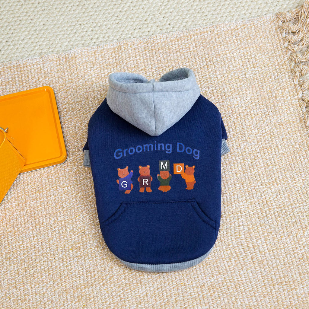 Autumn Winter Fleece Dog Sweatshirt_CWMM12200