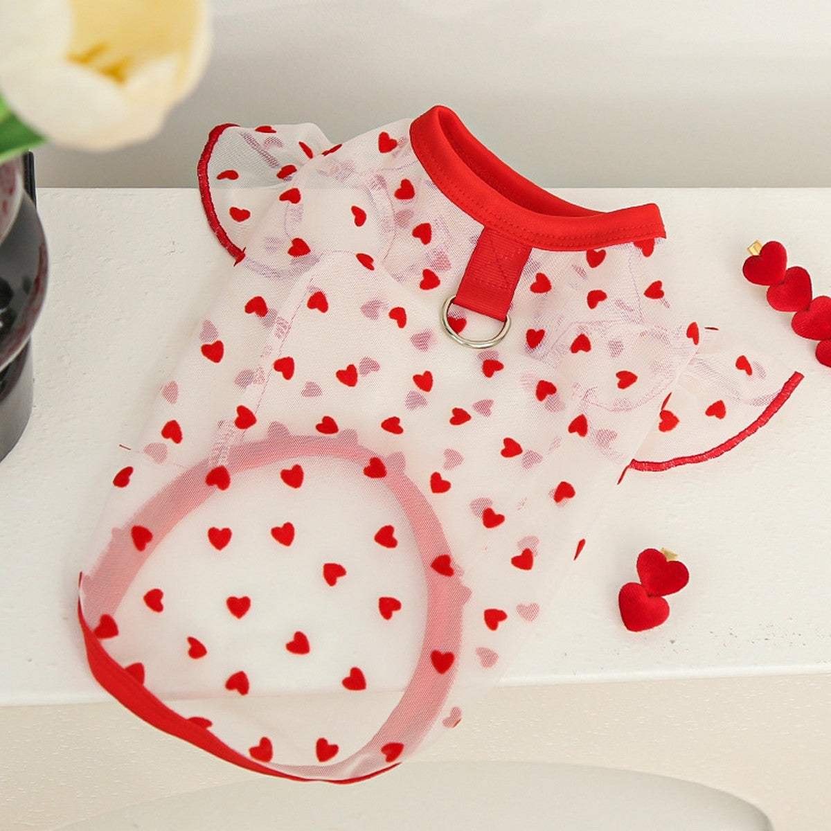 Airy Mesh & Flutter Sleeve Design_CWMM11125