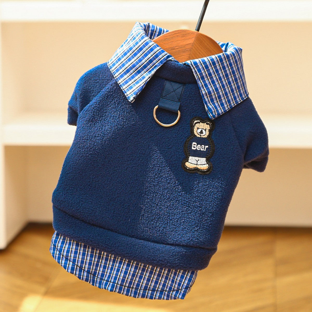 Miu Style Pet Fleece Top – Cozy Winter Outfit_CWMM11068