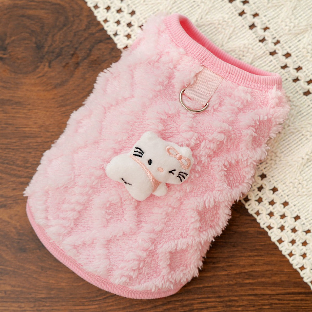 Plush Lined Coat for Small Dogs & Cats_CWMM11119