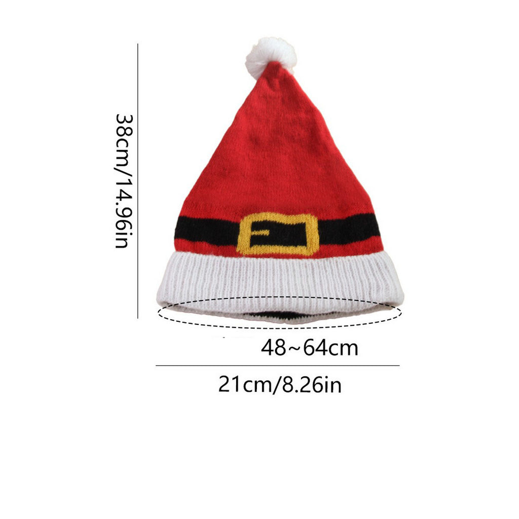 Pet Christmas Hat – Red Holiday Headwear_CWMM11354