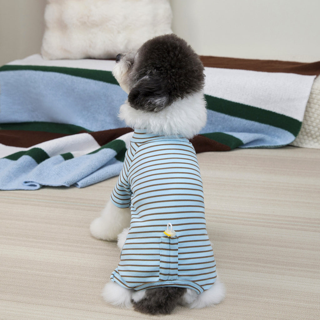 Comfortable Dog Fleece Jumpsuit for Winter_CWMM12197