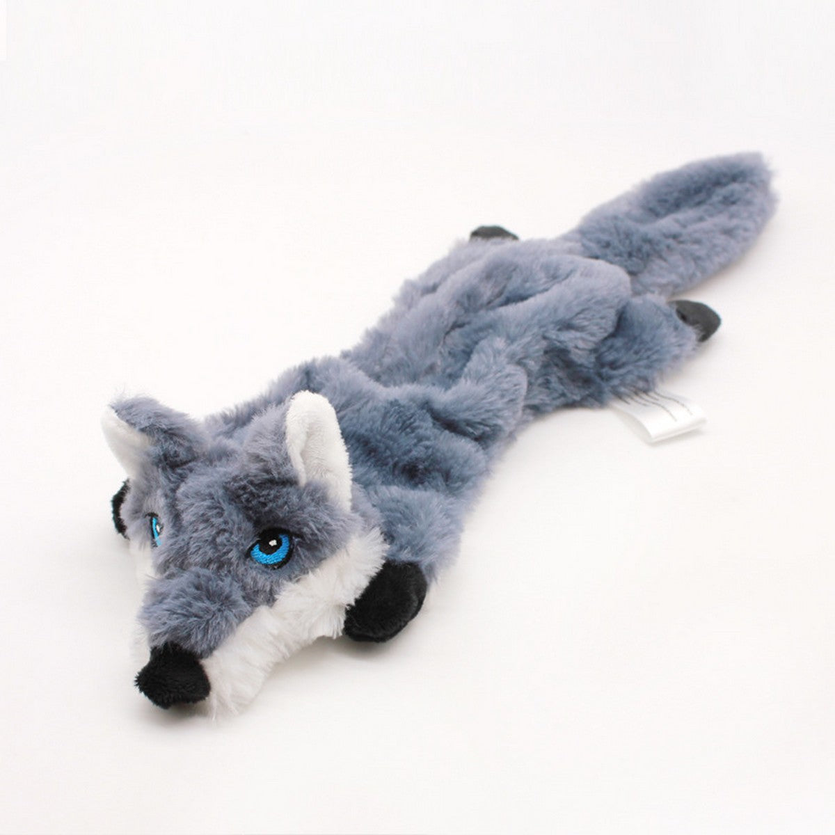 Durable Tri-Color Wolf Plush Toy_CWMM13327