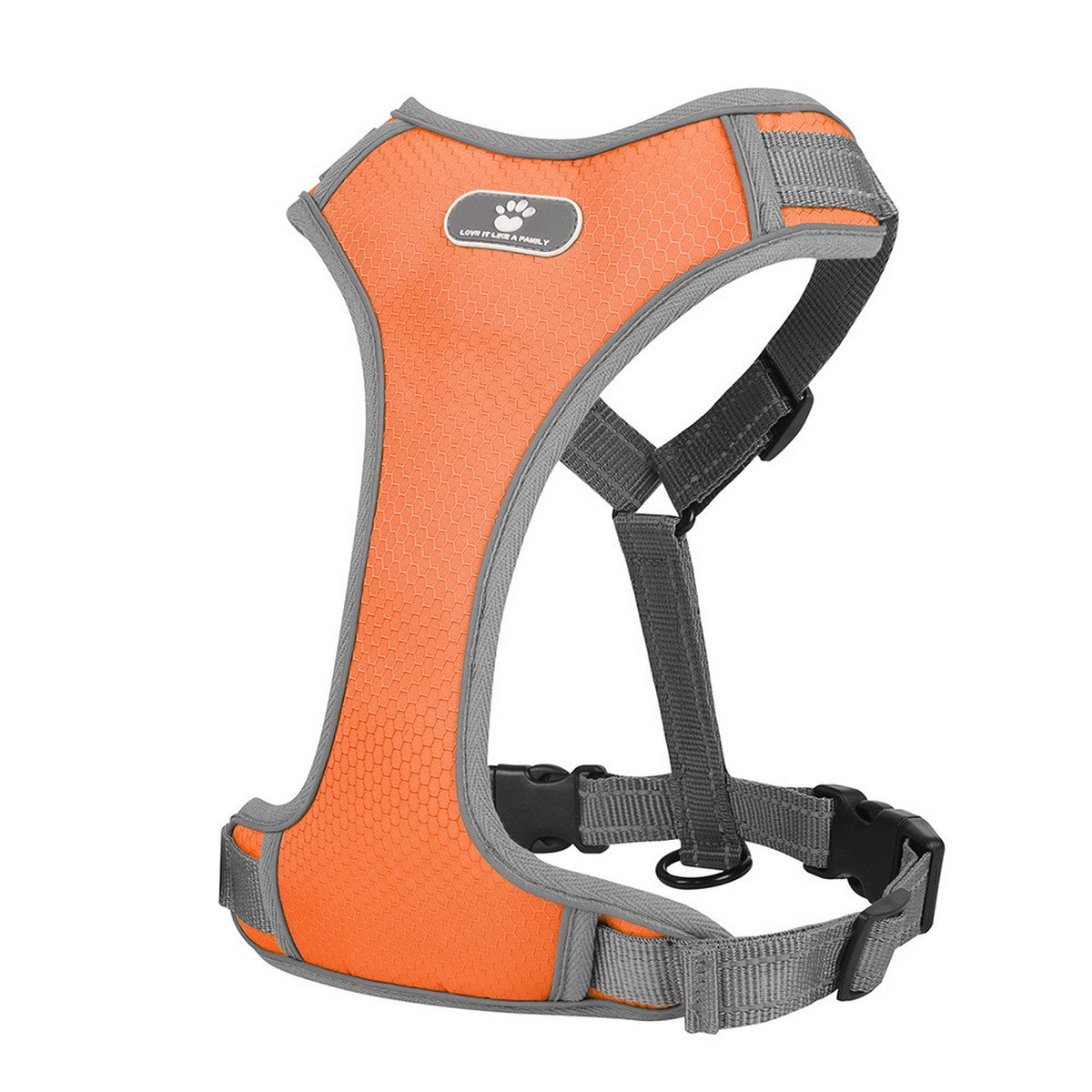 Dog Vest Style Harness with Reflective Leash_CWMM12512