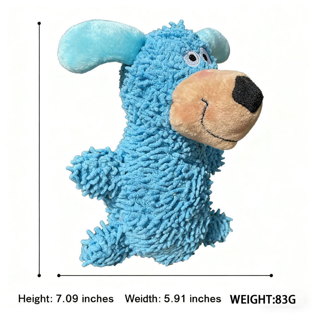 Cartoon Pet Toy – Squeaky Mop Plush Dog Toy_CWMM11163