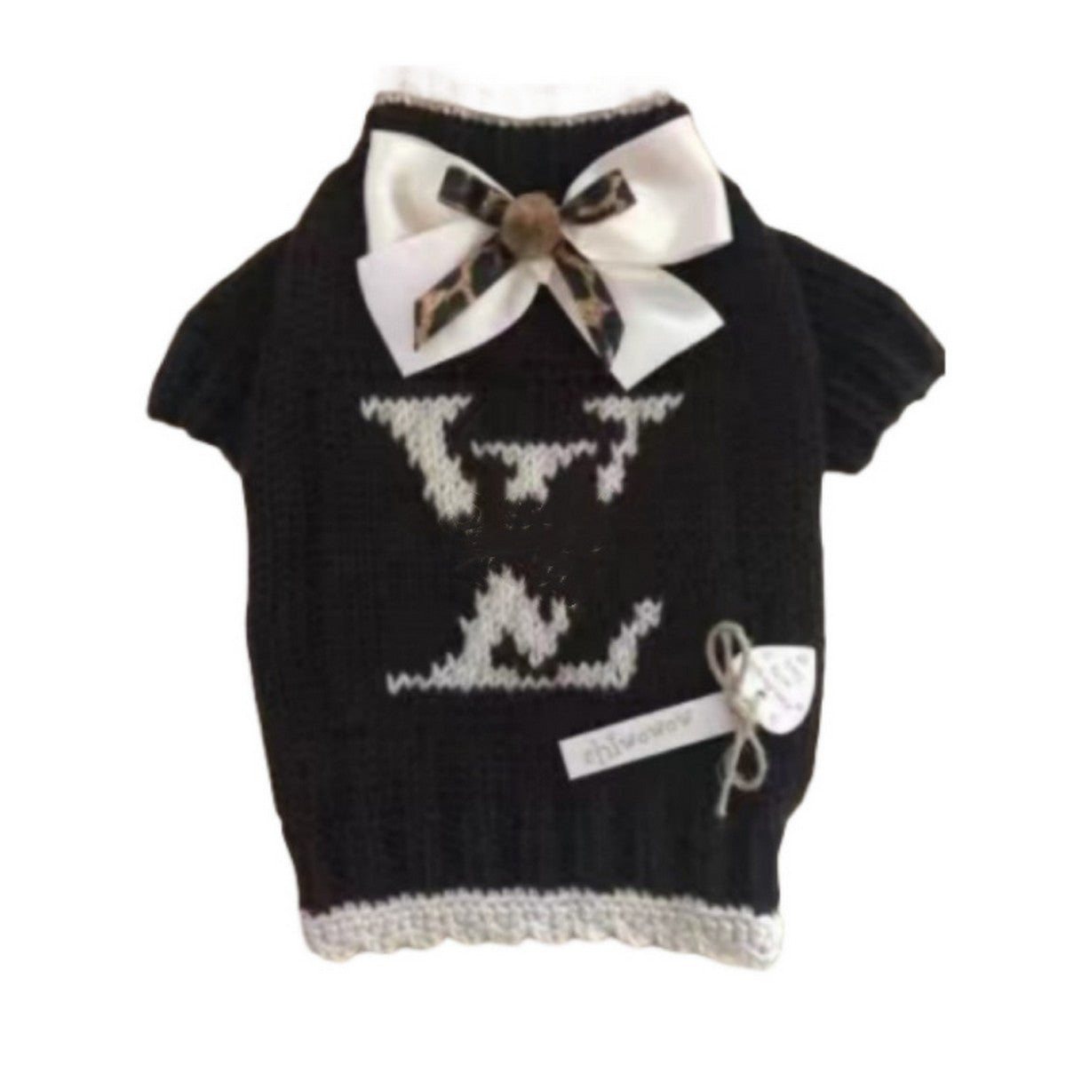 Designer Style Dog Cat Knit Sweater_CWMM12349