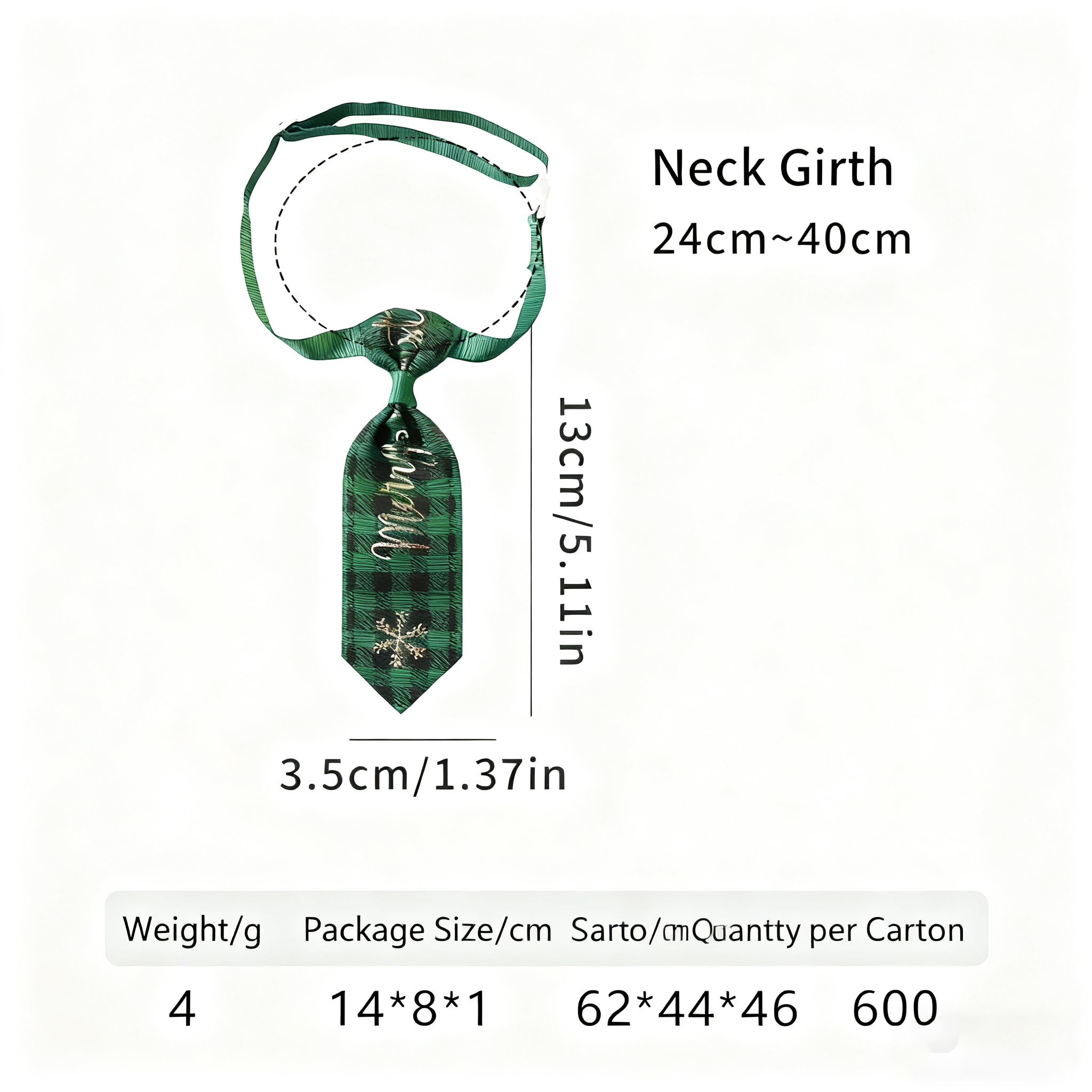 Pet Necktie – Christmas Dog Cat Accessories_CWMM11329