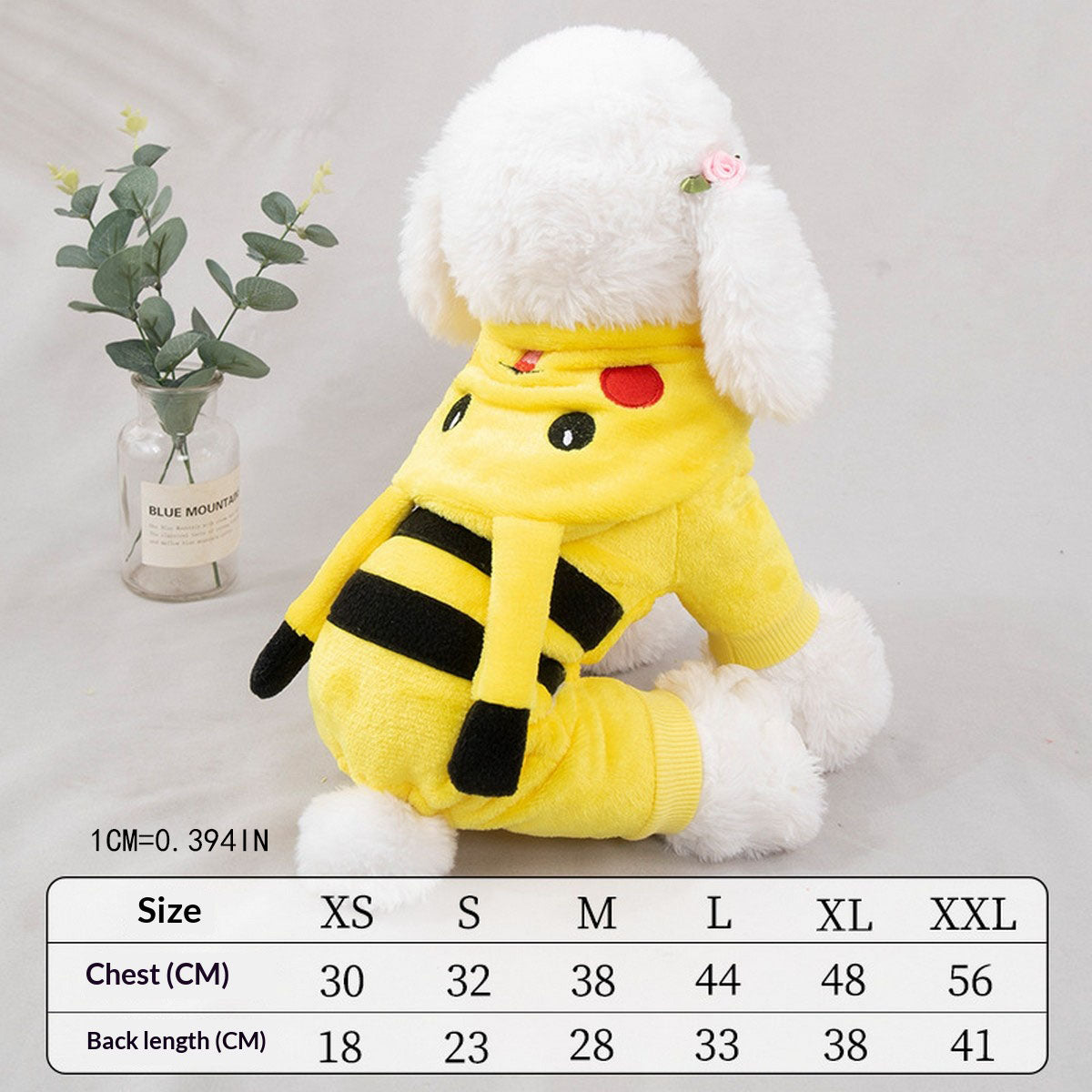 Pet Cartoon Costume Four Leg Winter Outfit_CWMM12787
