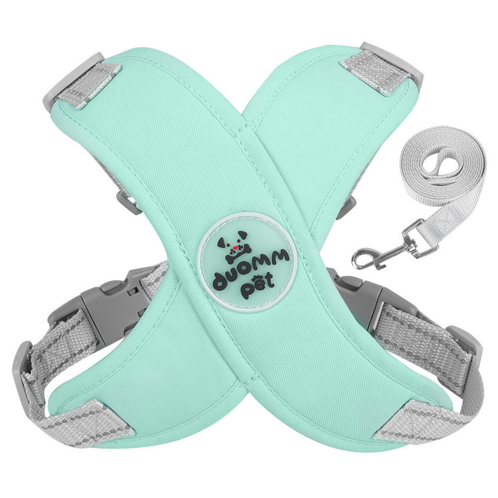 Dog Vest Harness with Reflective Walking Leash_CWMM12568