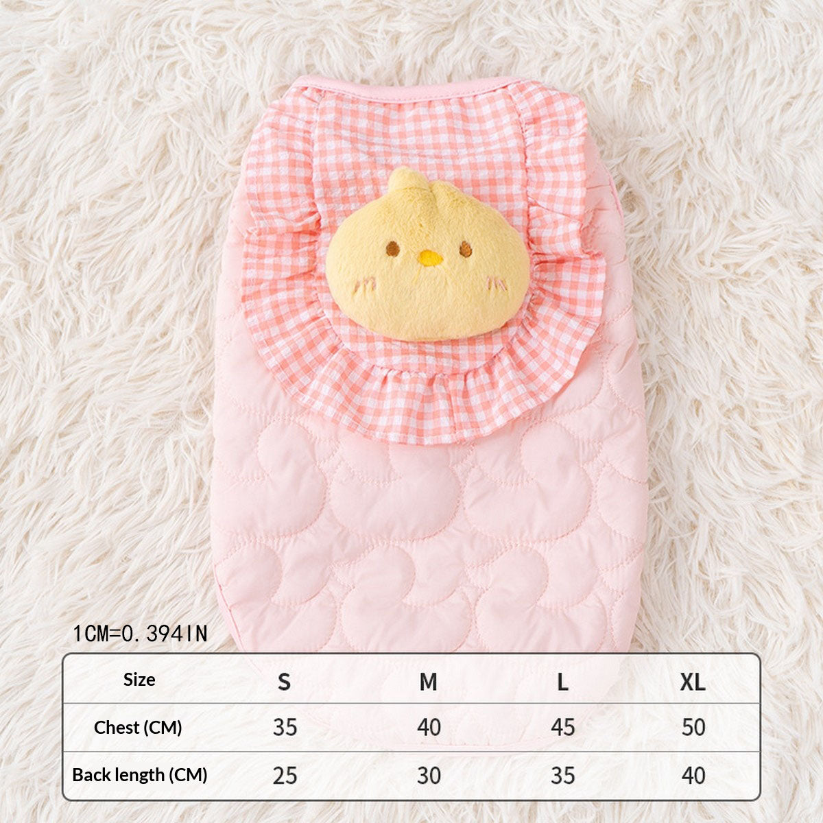 Cute Duck Pet Winter Vest for Dogs Cats_CWMM12744