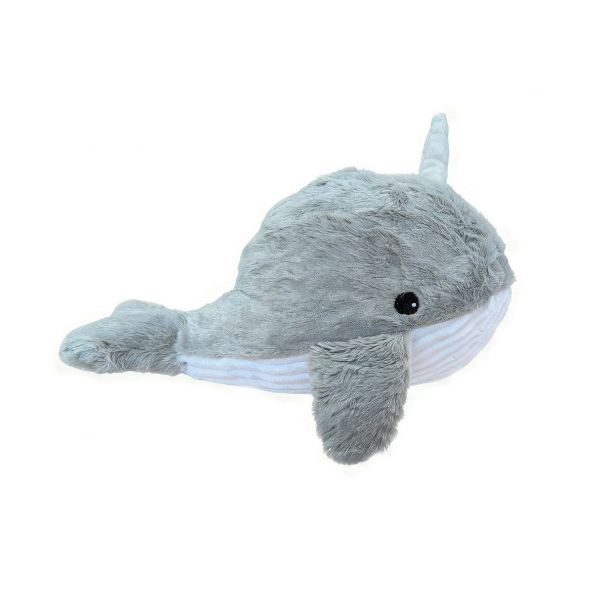 Cute Narwhal Plush Dog Toy Durable_CWMM13355