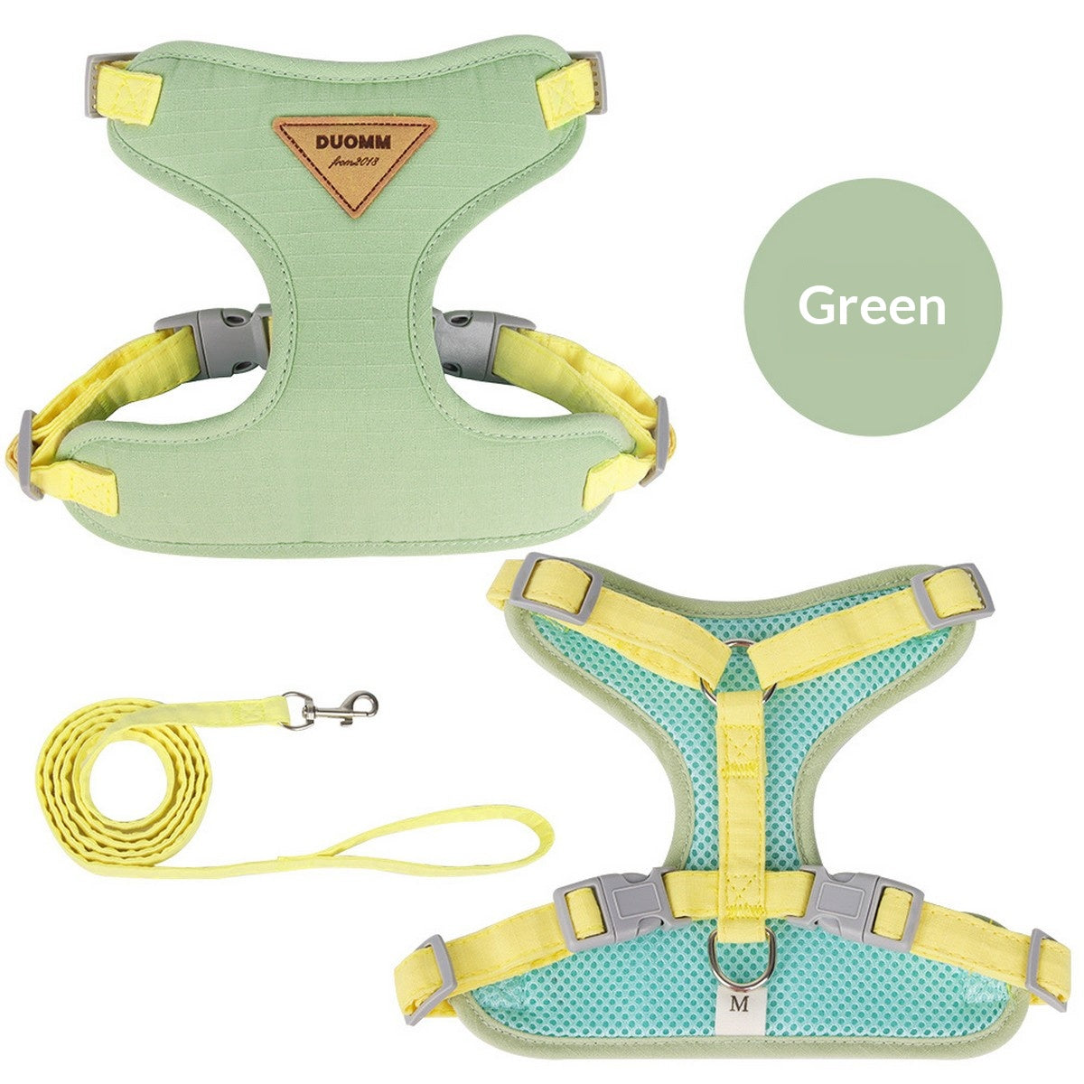 Small Dog Harness with Leash, Secure Fit_CWMM12567