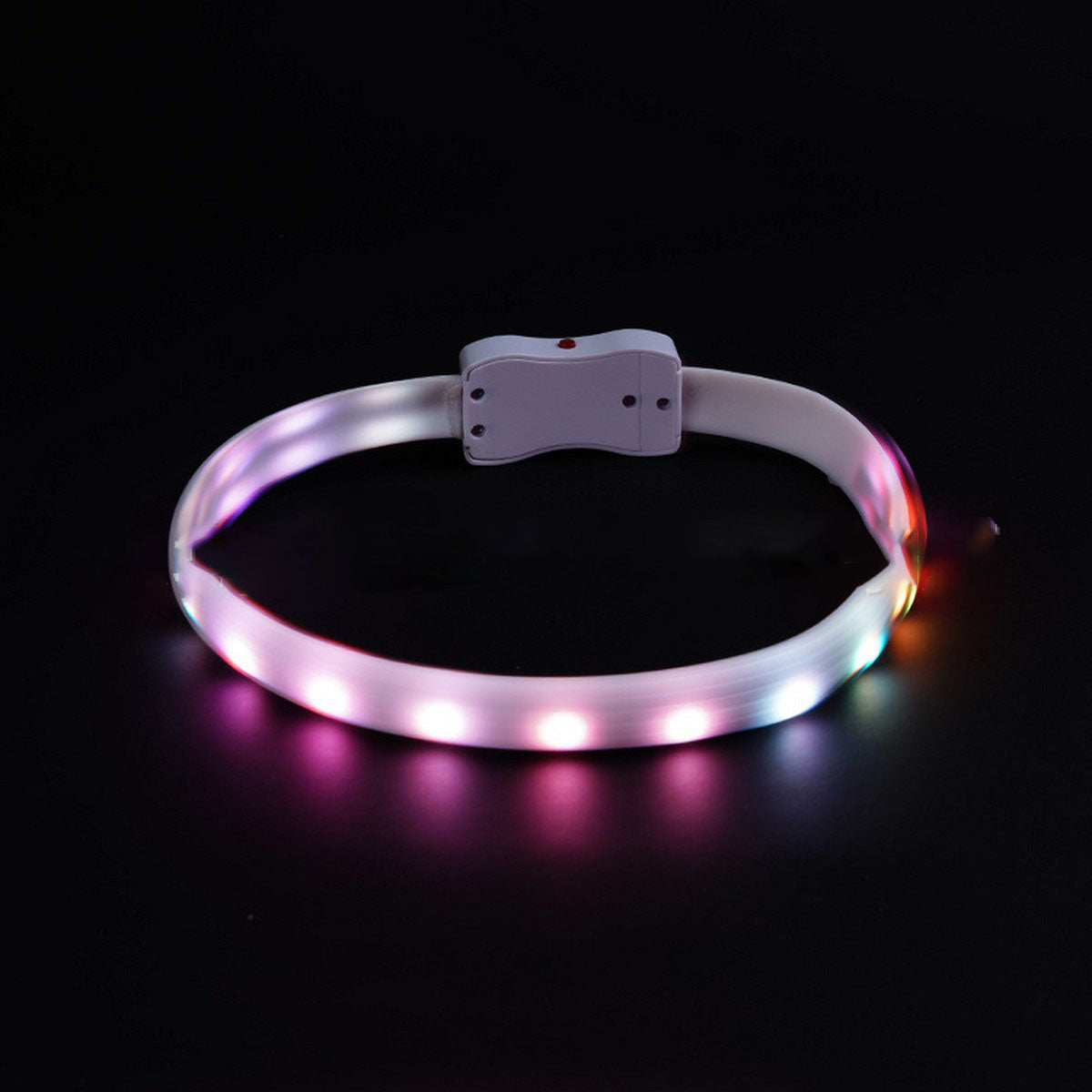 LED USB Dog Collar Cuttable PVC Glow_CWMM11455