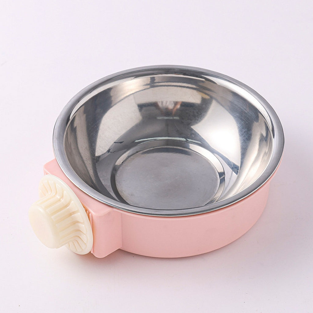 Thickened Fixed Hanging Stainless Steel Pet Bowl_CWMM13009