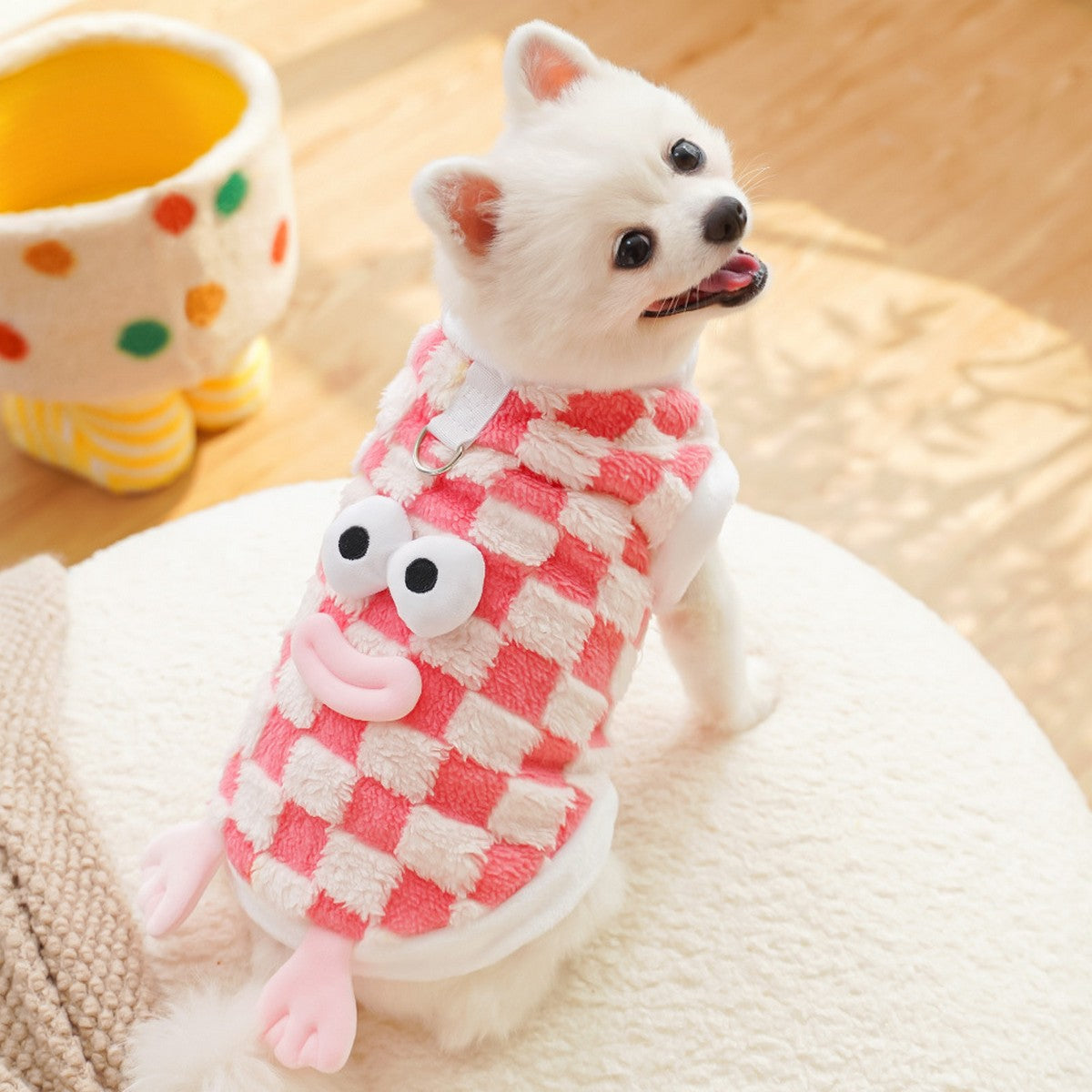Funny Cartoon Pet Hoodie – Cute Dog & Cat Outfit_CWMM11070