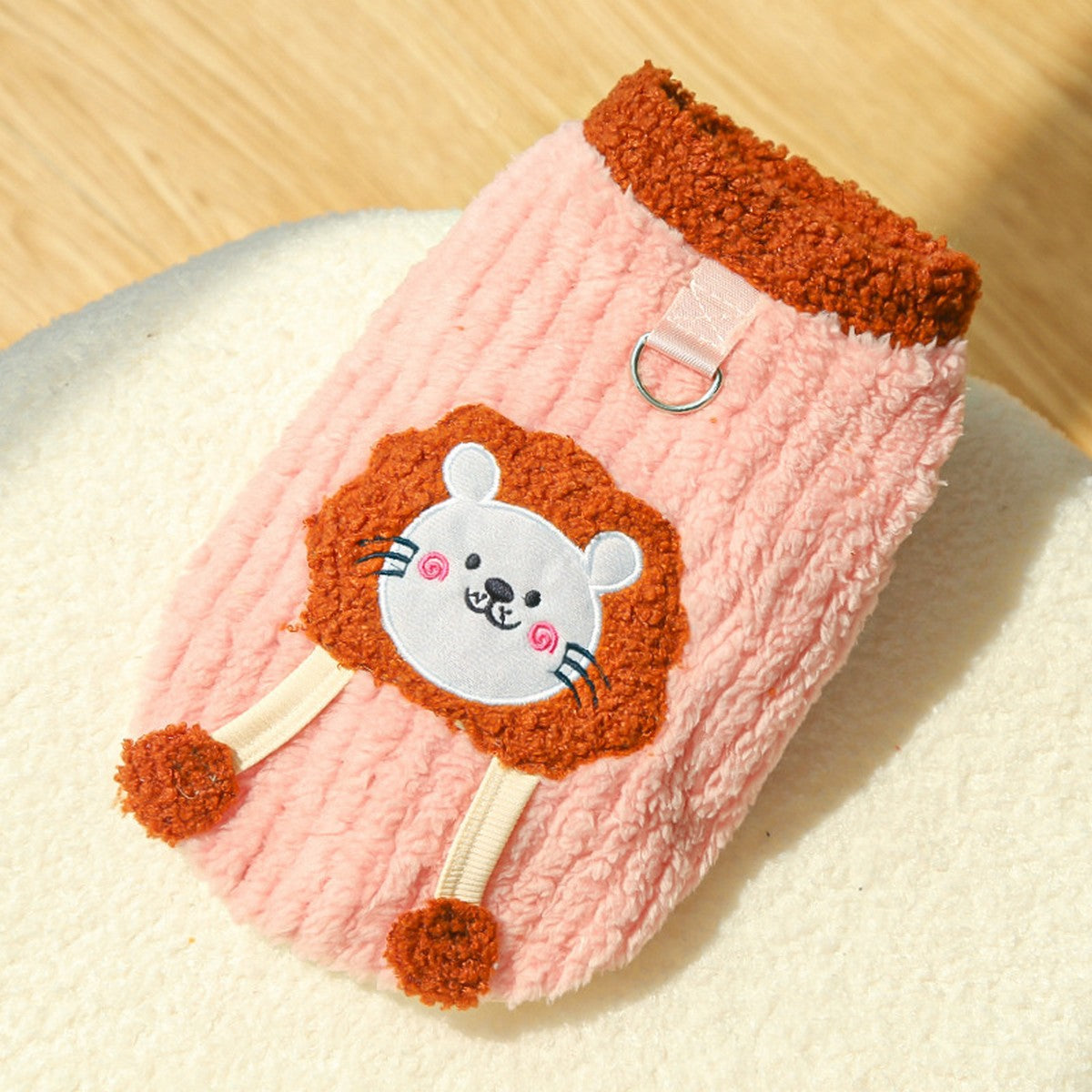 Plush Lion Suit for Hairless Pets Warmth Solution_CWMM11130