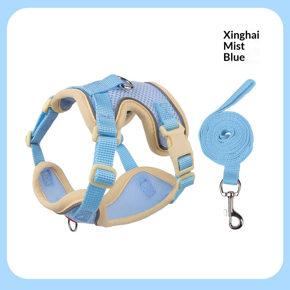 Comfort Fit Dog Vest Harness with Leash_CWMM12569