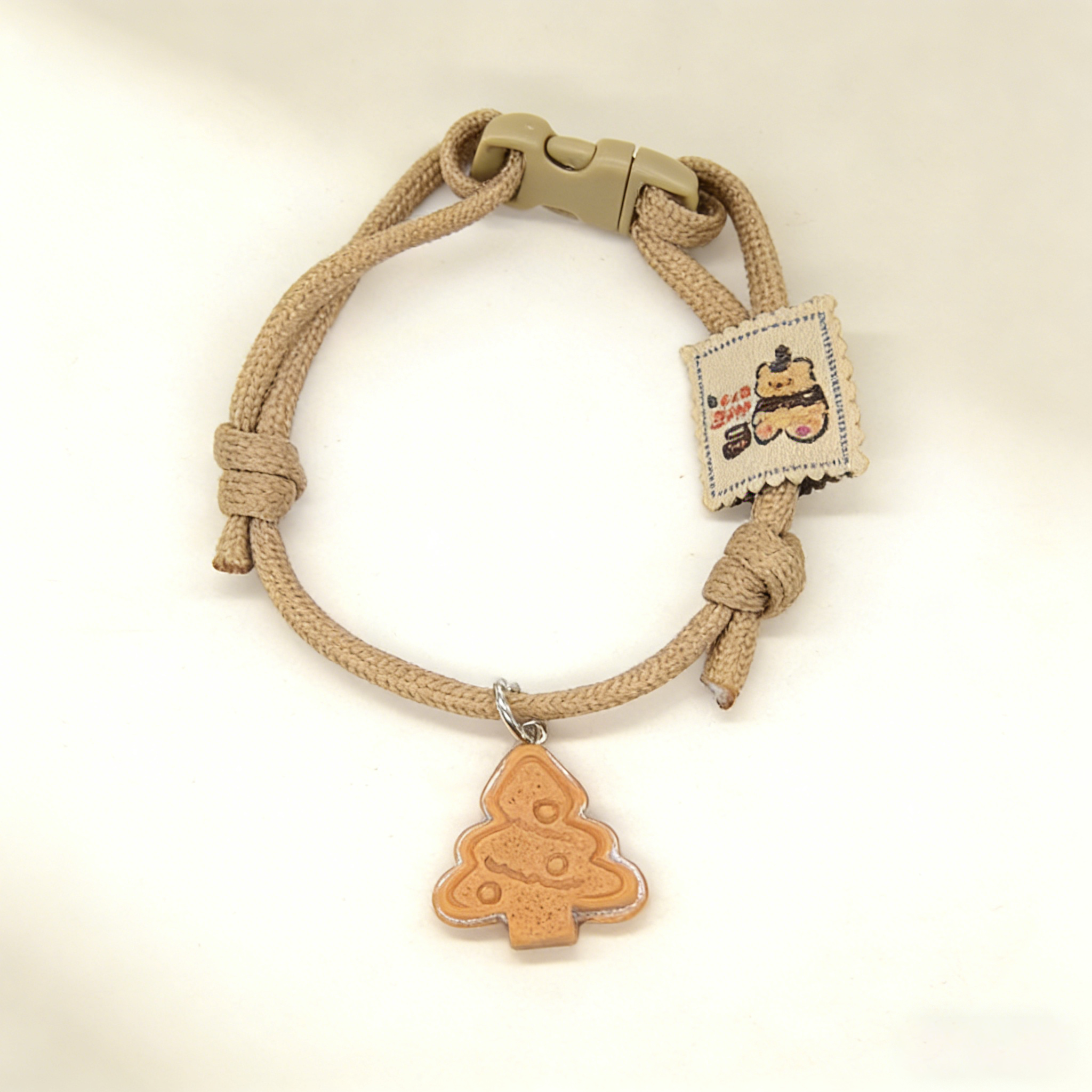 Durable Woven Pet Collar with Star Charm_CWMM13236
