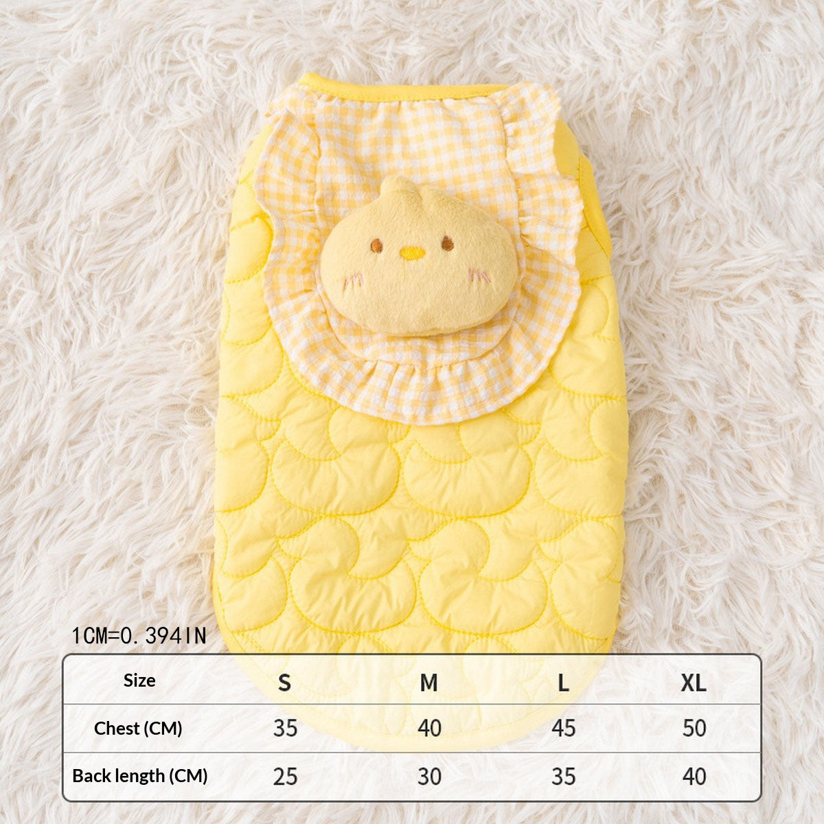 Cute Duck Pet Winter Vest for Dogs Cats_CWMM12744