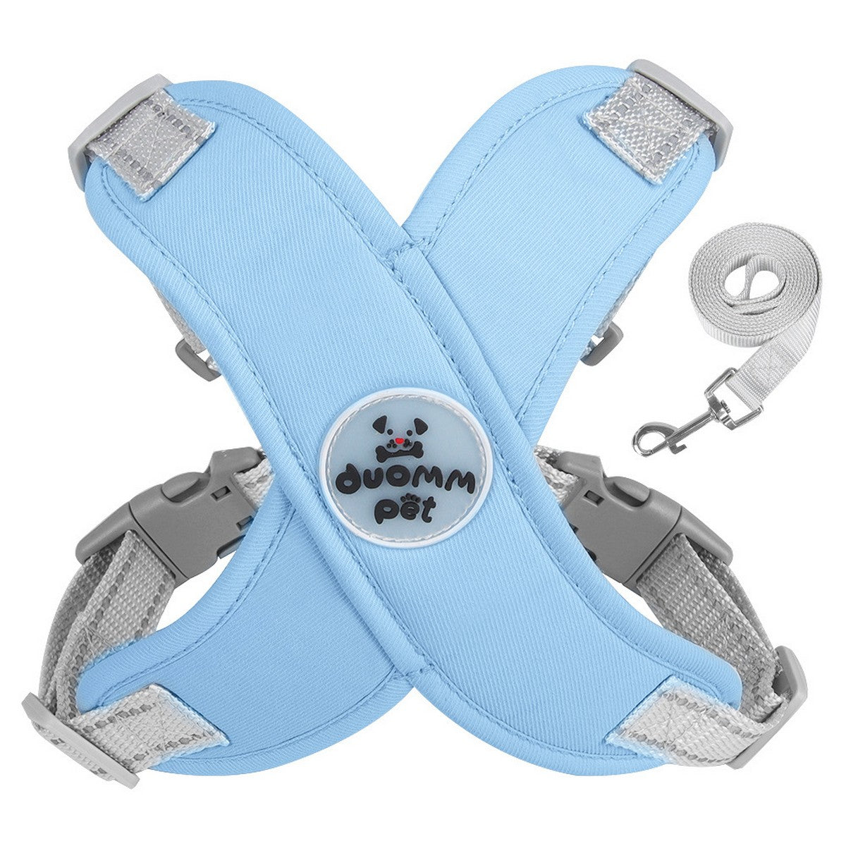 Dog Vest Harness with Reflective Walking Leash_CWMM12568