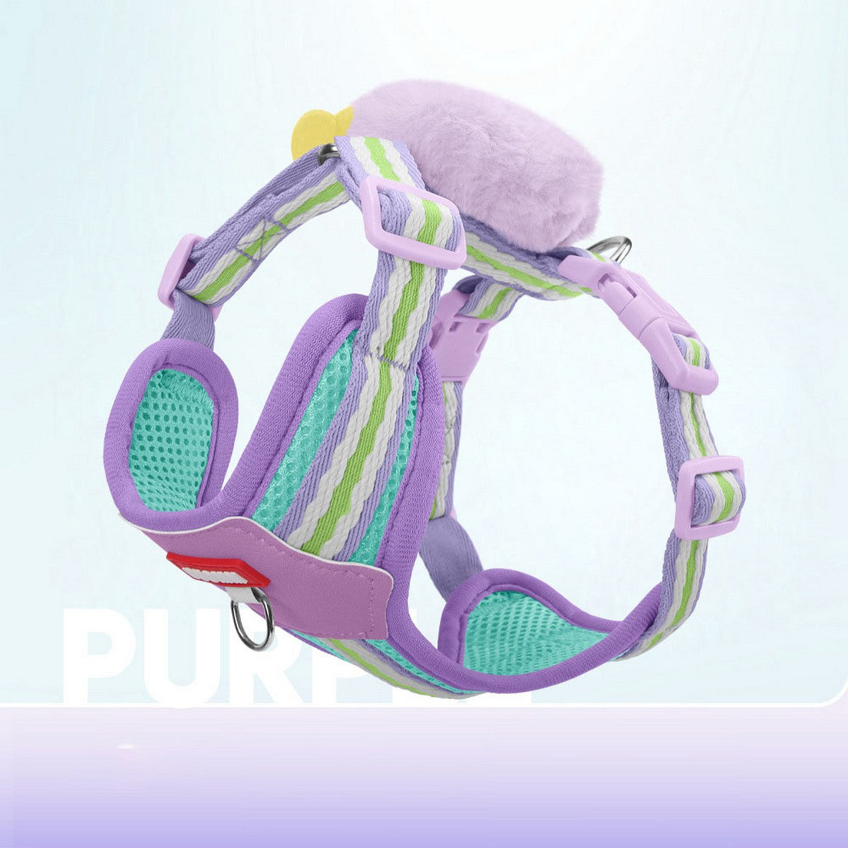Breathable Dog Harness and Leash Set, Cute Plush_CWMM12439