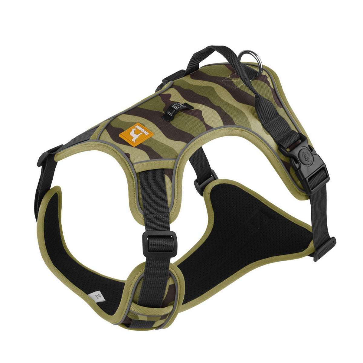 Digital Print Dog Harness with Leash, No Pull_CWMM12485