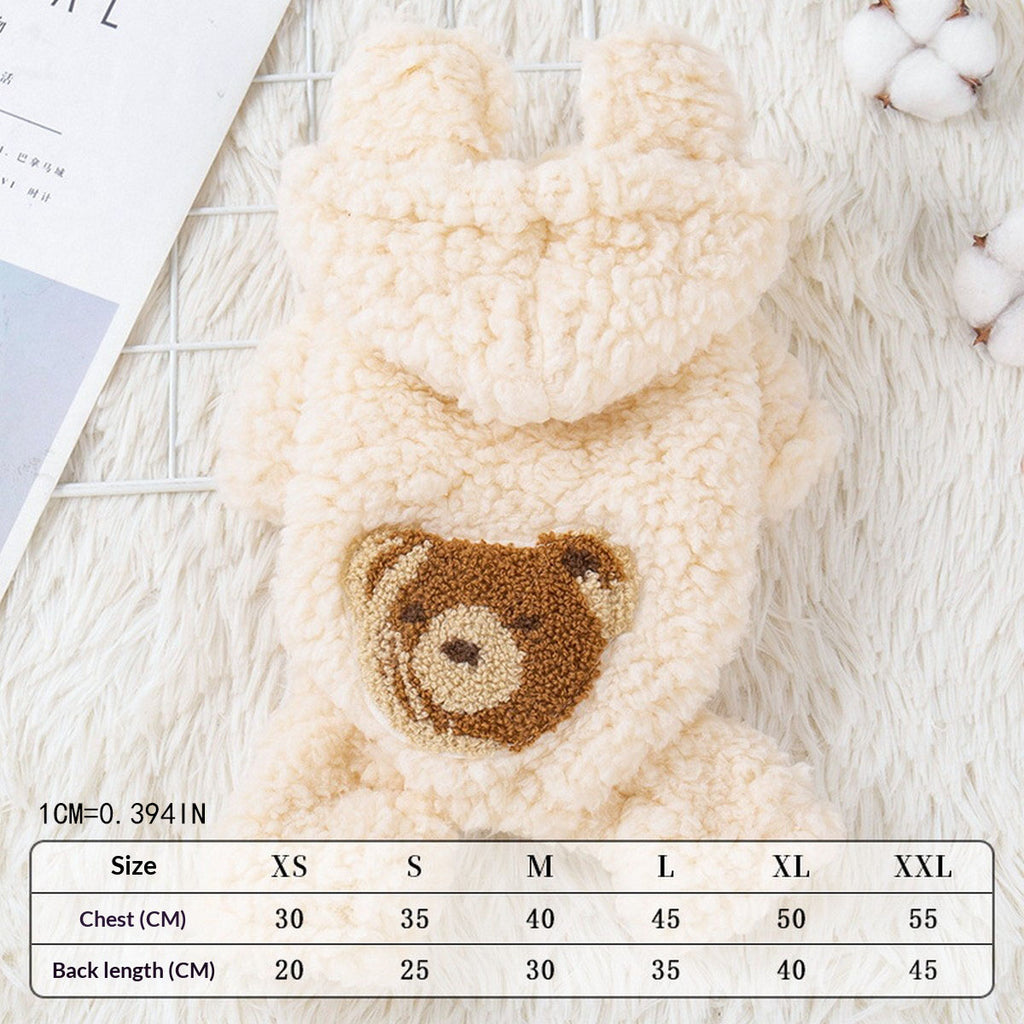 Pet Winter Hoodie for Small Dogs Cats_CWMM12741