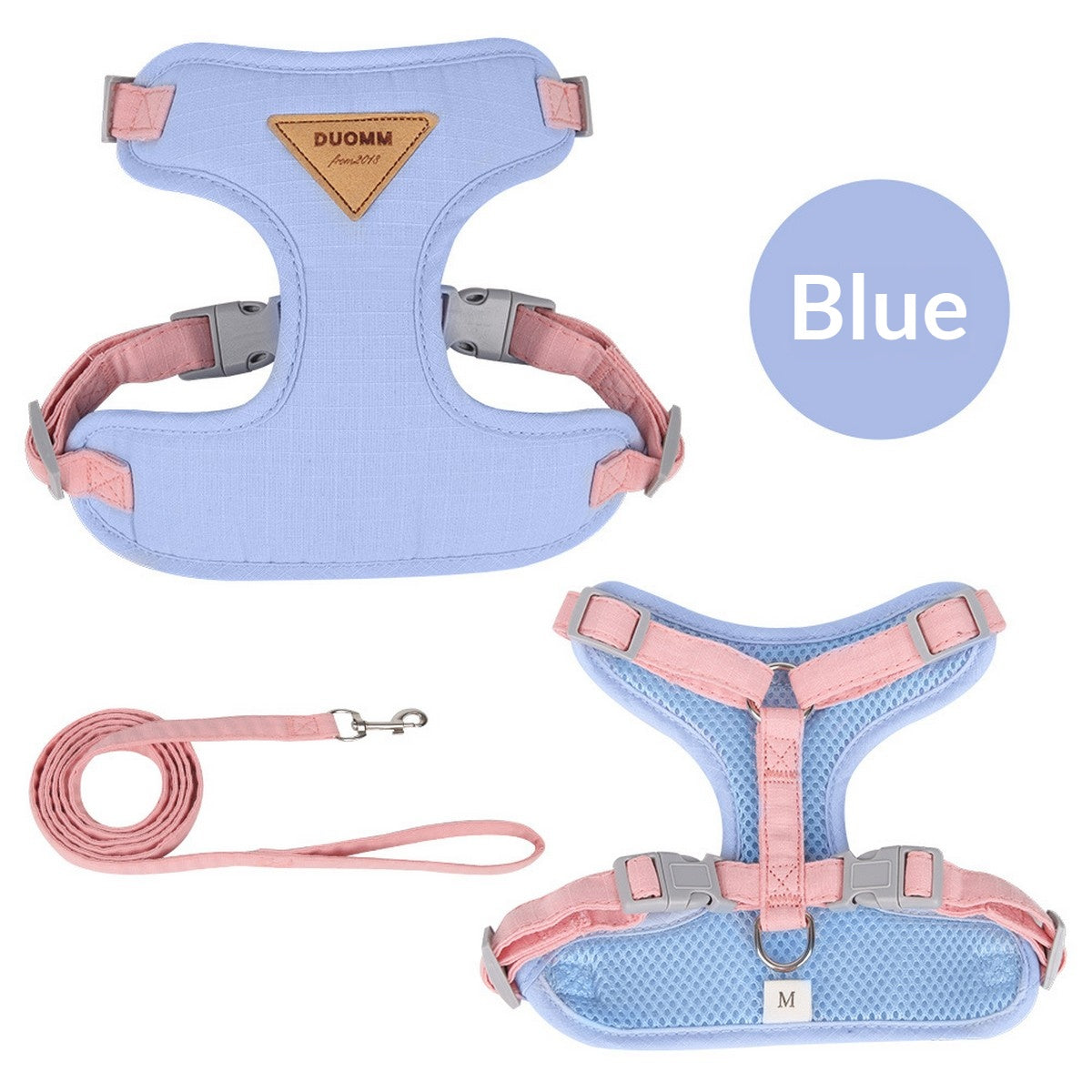 Small Dog Harness with Leash, Secure Fit_CWMM12567