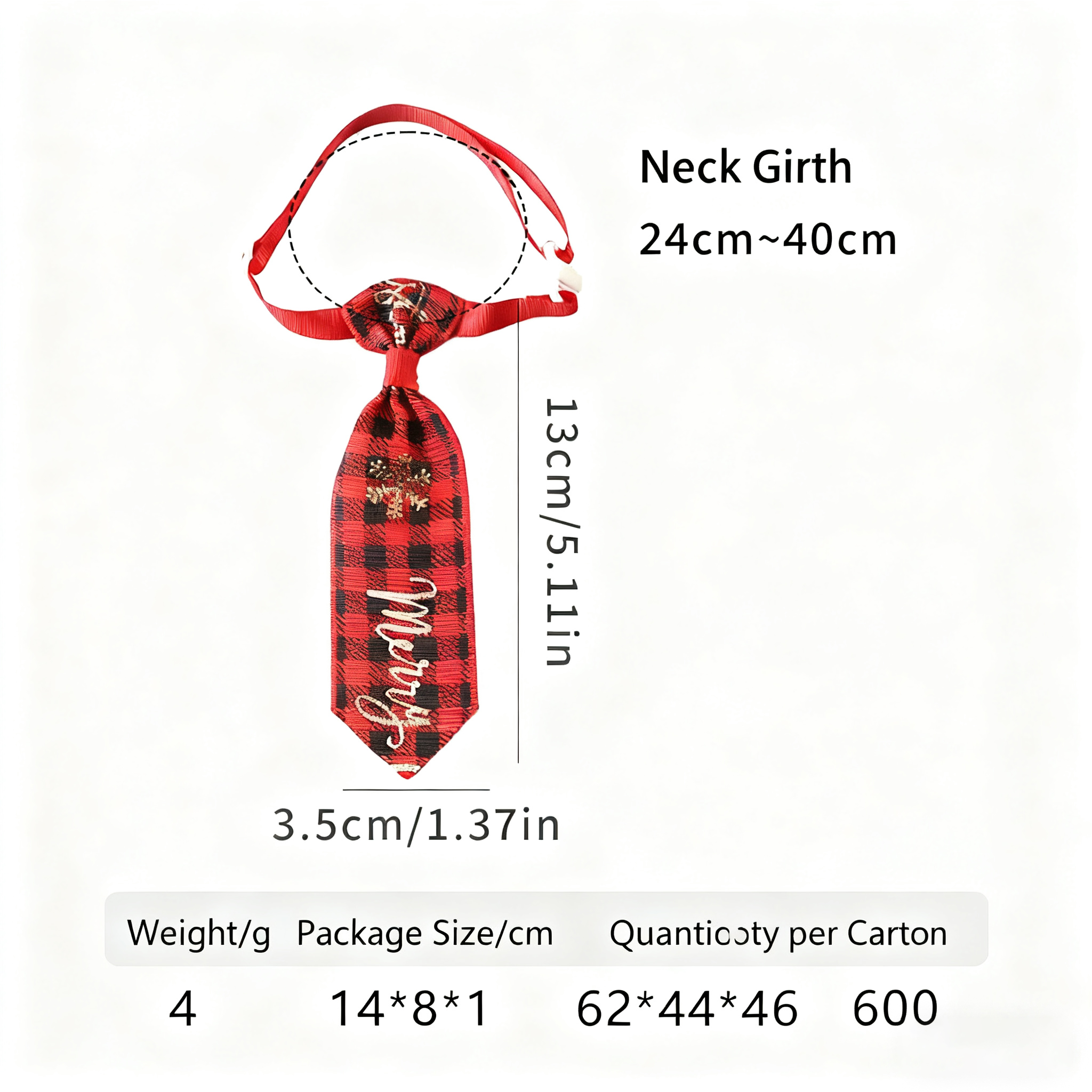 Pet Necktie – Christmas Dog Cat Accessories_CWMM11329