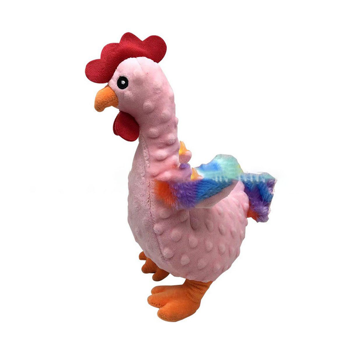 Interactive Rooster Plush Chew Toy_CWMM13306