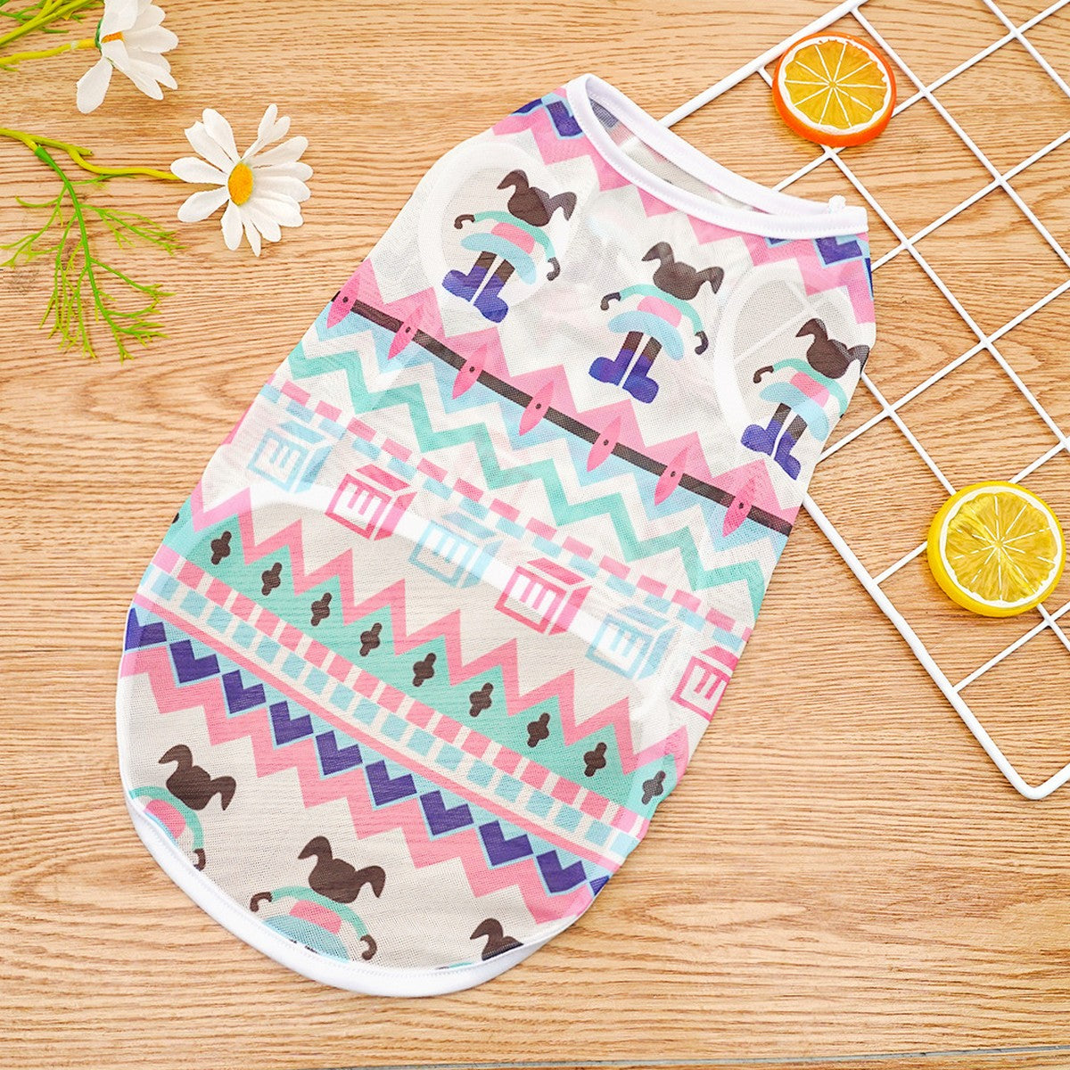 Cooling Mesh Pet Shirt for Large Dogs & Cats_CWMM11081