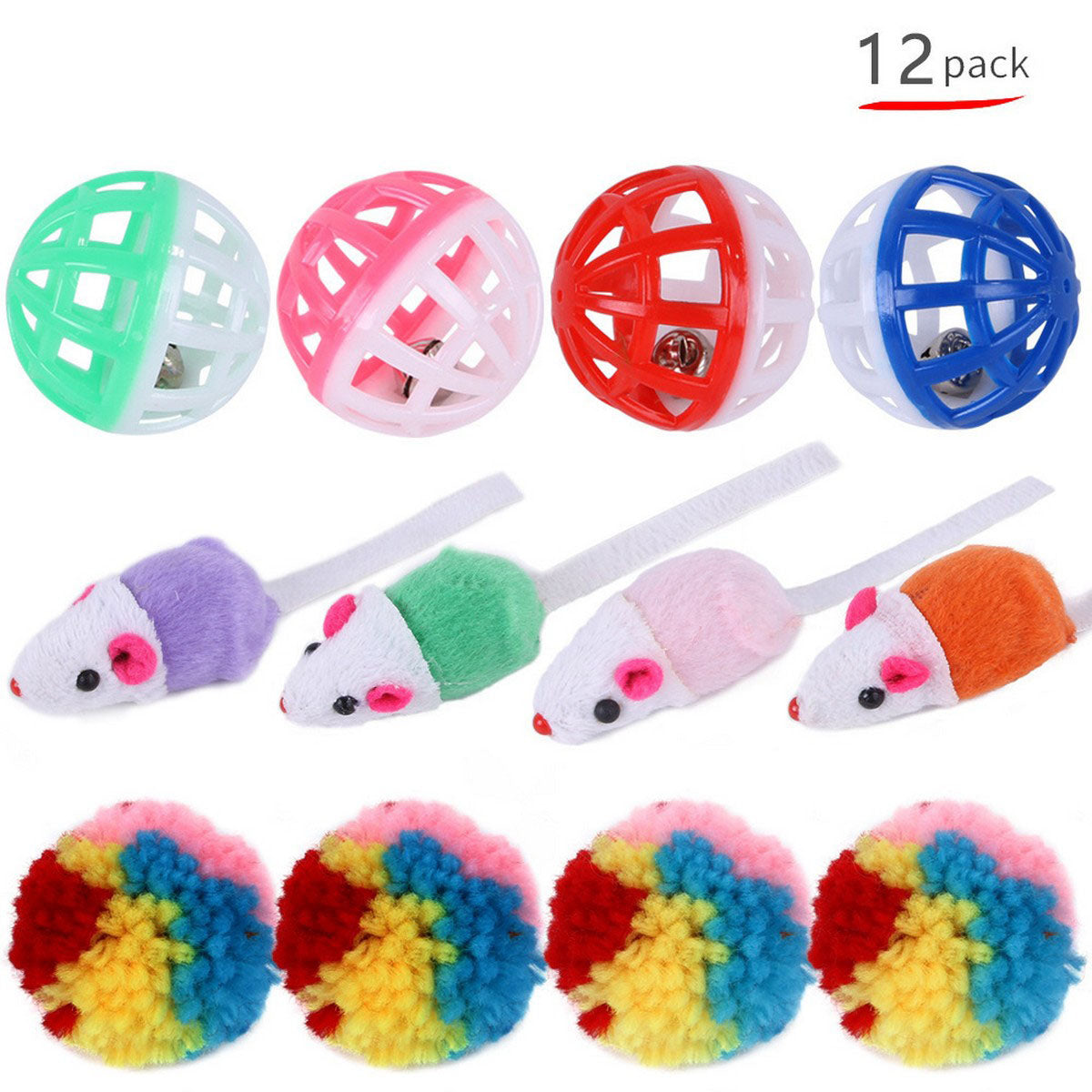 Cat Toy Set Fishing Wand & Tunnel Combo_CWMM11489