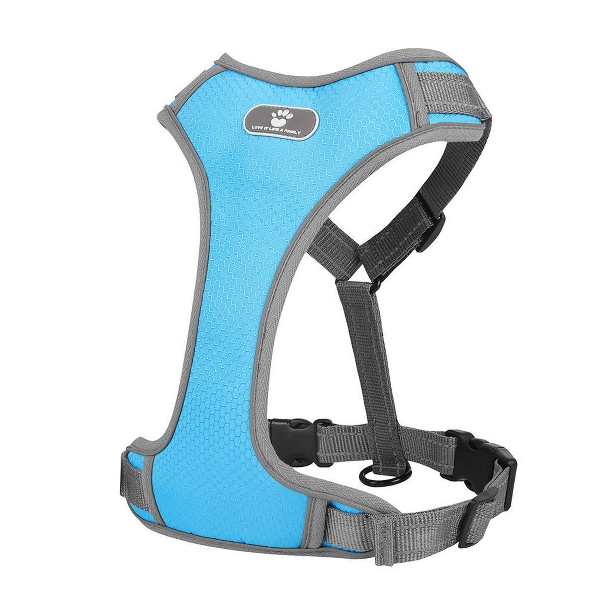 Dog Vest Style Harness with Reflective Leash_CWMM12512