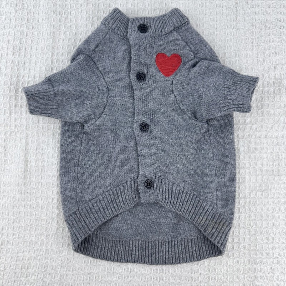 Warm Knit Dog Cat Cardigan Sweater_CWMM12306