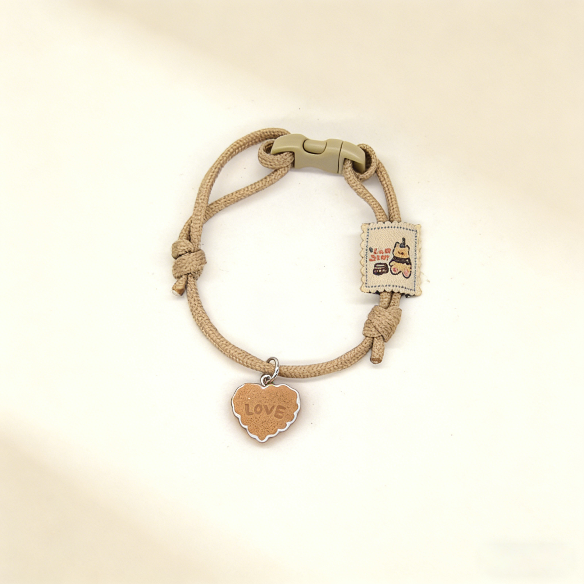 Durable Woven Pet Collar with Star Charm_CWMM13236