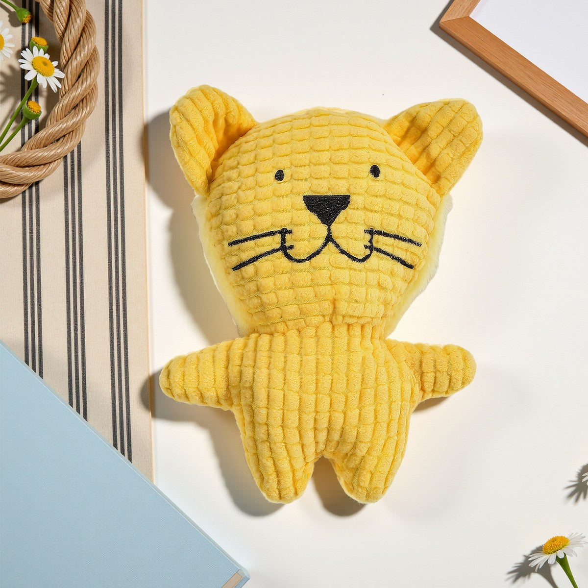 Durable Plush Squeaky Dog Toy for Chewing_CWMM12963