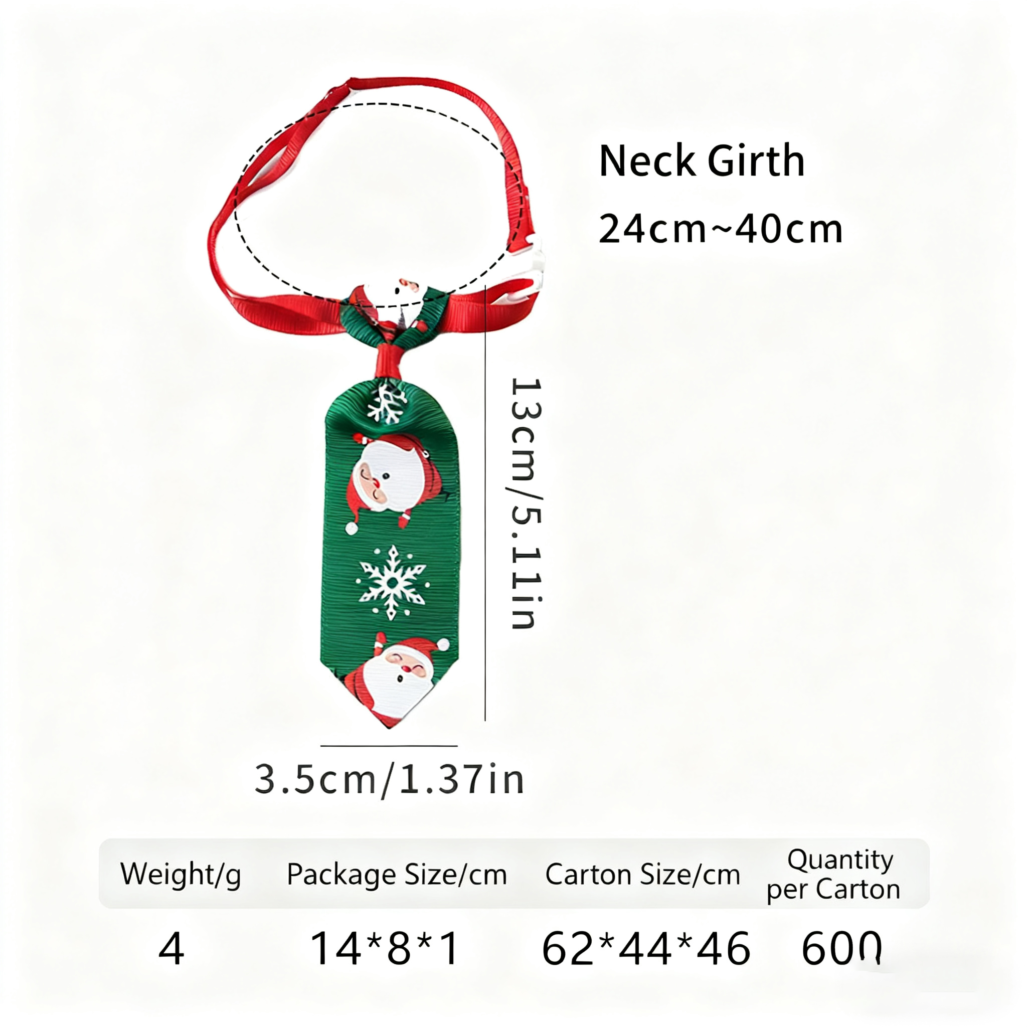 Pet Necktie – Christmas Dog Cat Accessories_CWMM11329