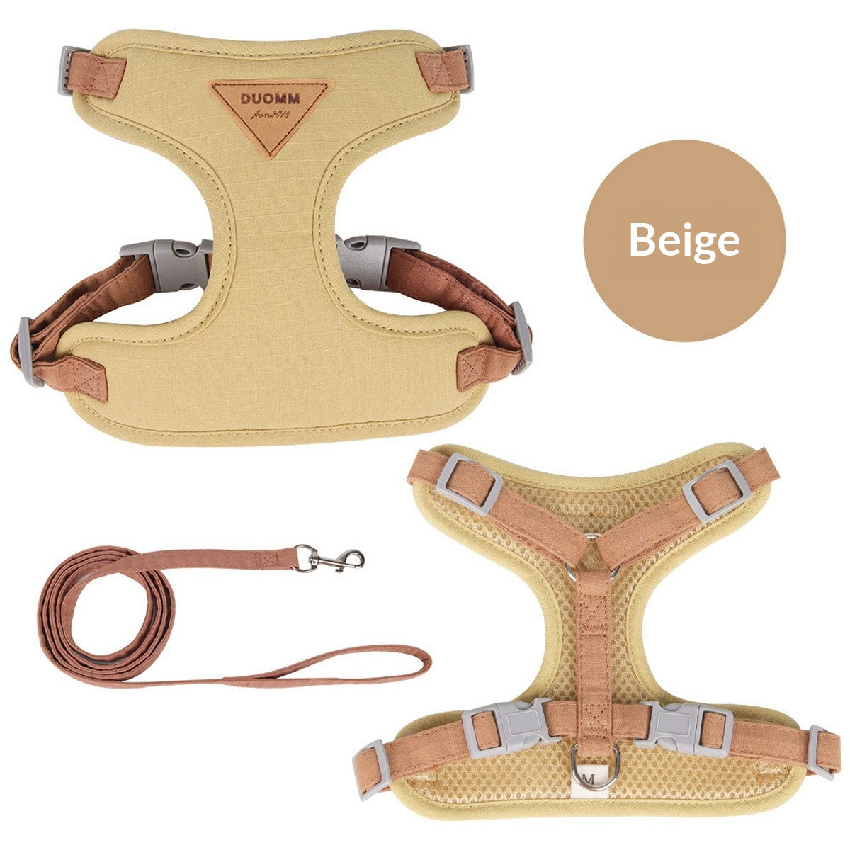 Small Dog Harness with Leash, Secure Fit_CWMM12567