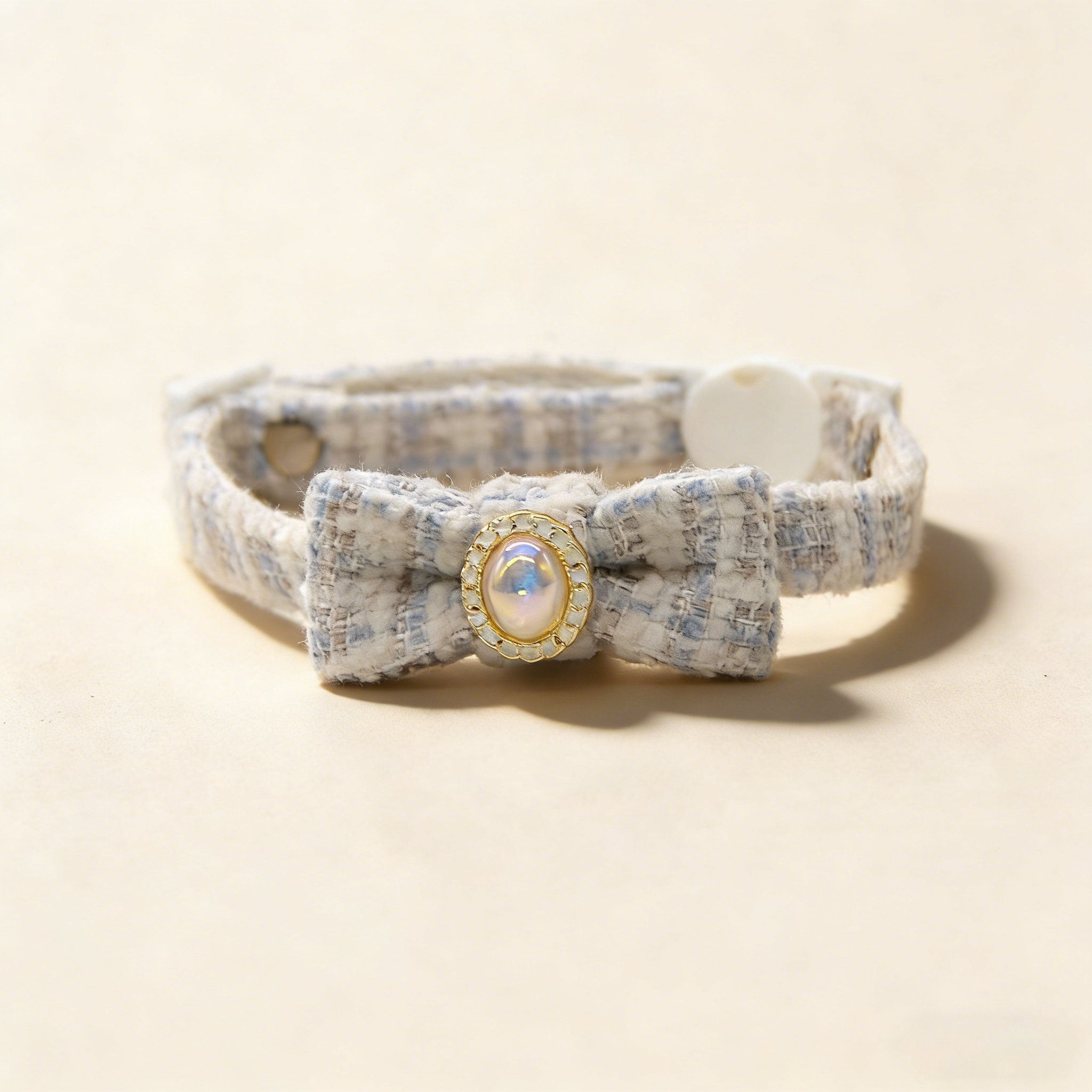 Pet Lightweight Bow Pearl Safety Collar_CWMM13170