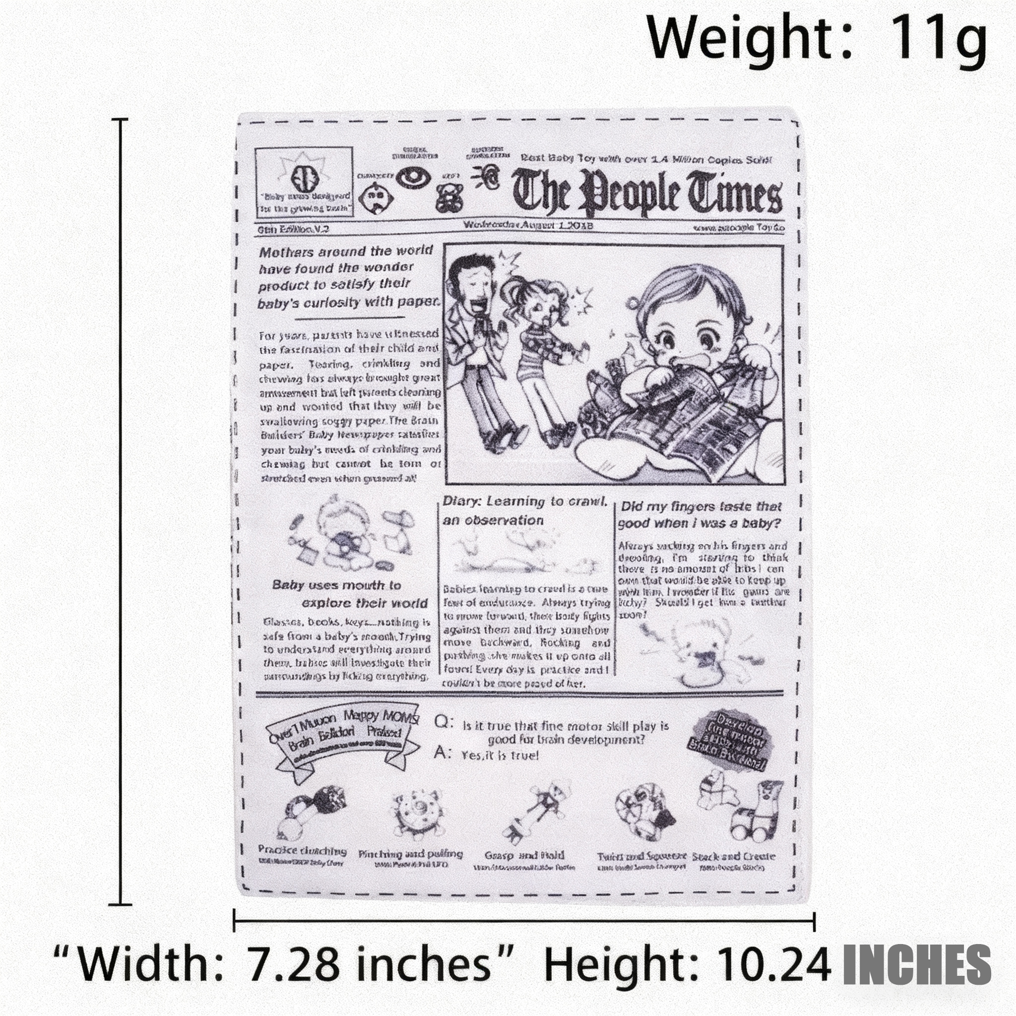 Funny Newspaper & Poker Pet Toy – Squeaky Sound_CWMM11065