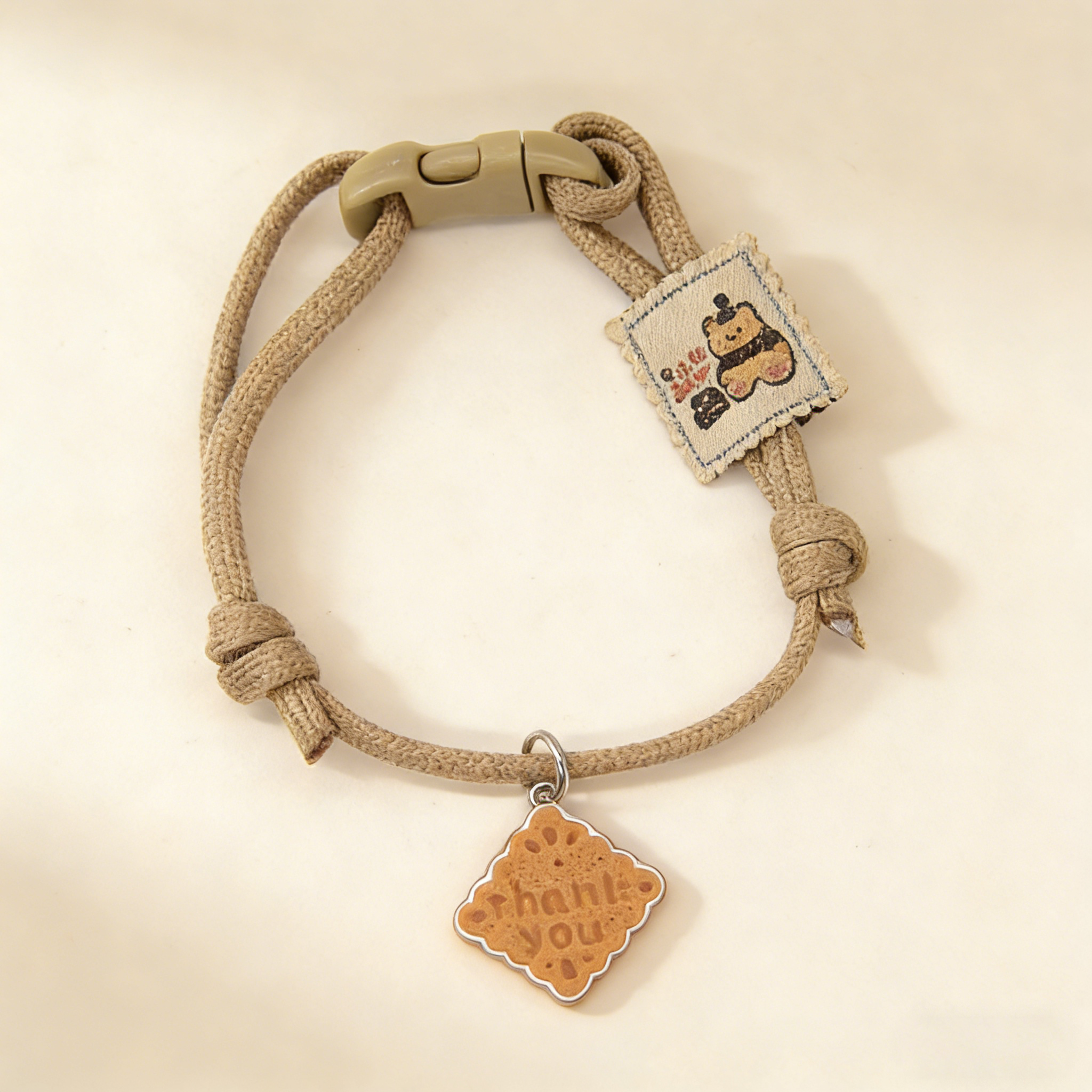 Durable Woven Pet Collar with Star Charm_CWMM13236