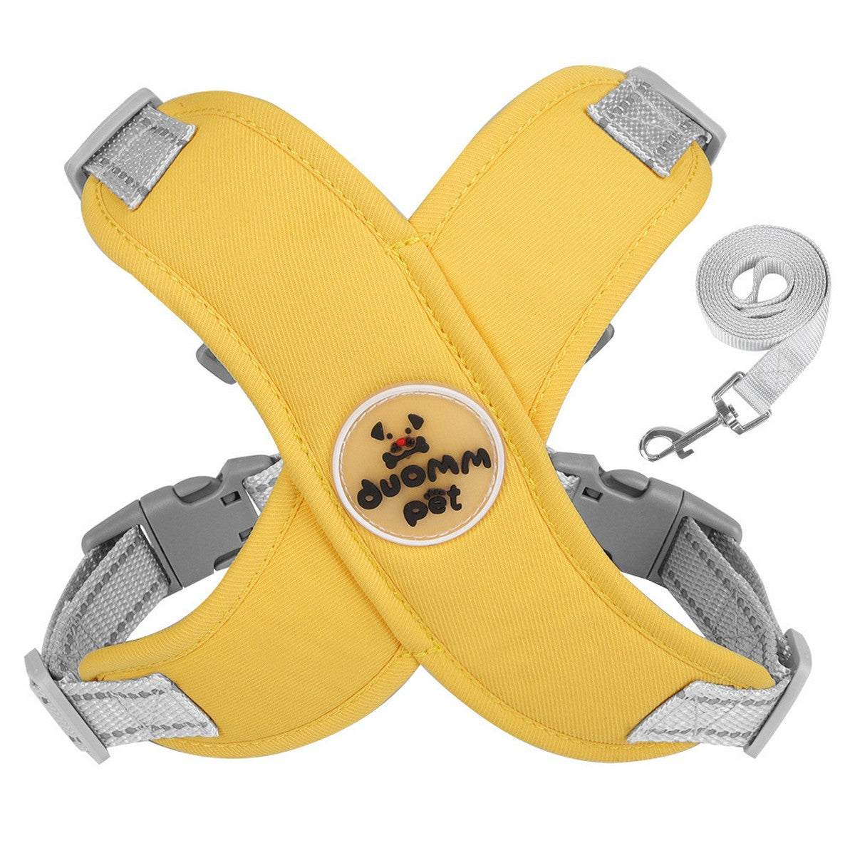 Dog Vest Harness with Reflective Walking Leash_CWMM12568