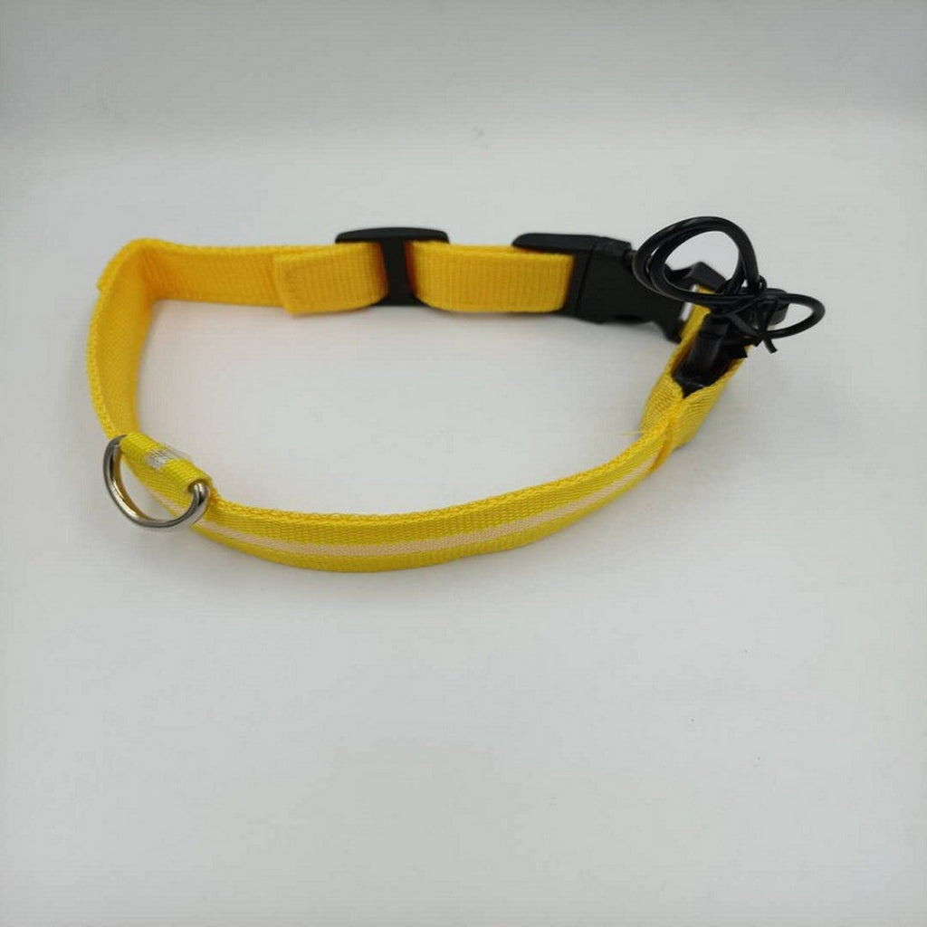 LED Dog Neck Collar Nylon Night Safet_CWMM11451