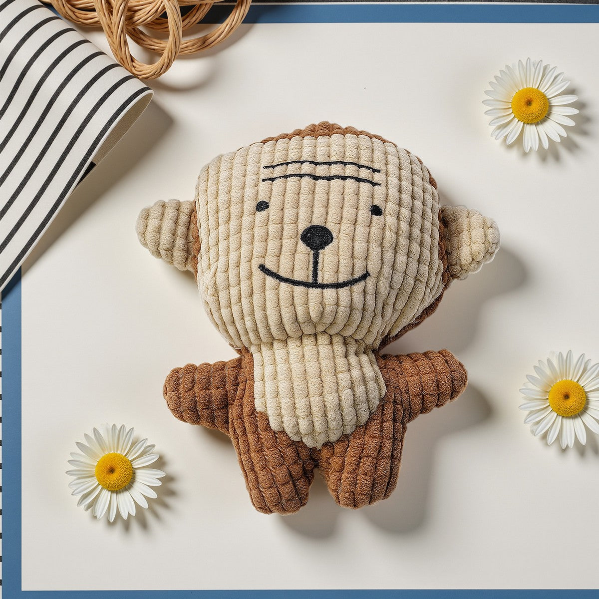 Durable Plush Squeaky Dog Toy for Chewing_CWMM12963