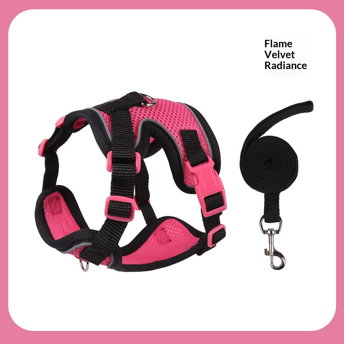 Comfort Fit Dog Vest Harness with Leash_CWMM12569