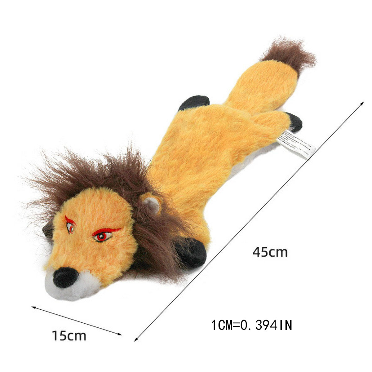 Squeaky Plush Skunk Toy for Dogs & Cats_CWMM13297